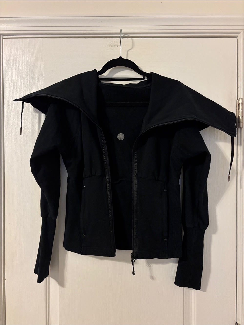 lululemon athletica Black Women's Bomber Jacket with Hood
